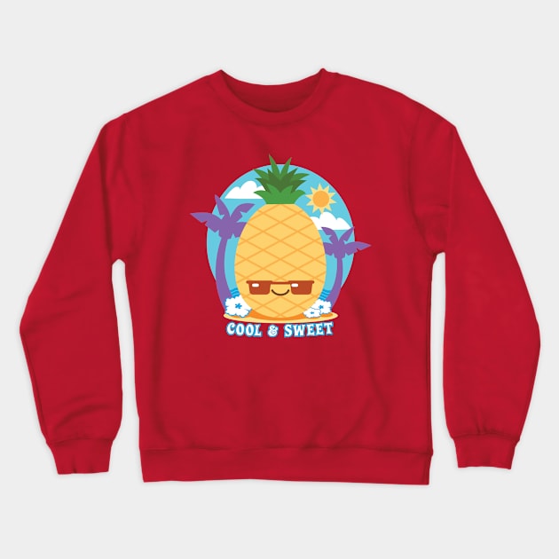 Cool and Sweet Crewneck Sweatshirt by Raging Sockmonkey